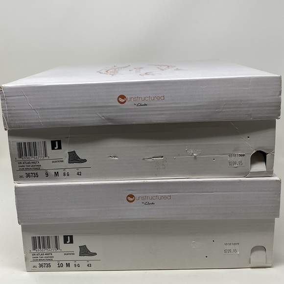 Clarks Un Atlas Hi Top GTX Waterproof Hiking Boots Brown - Picture 11 of 11